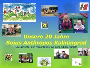 Read more about the article Präsentation: Unsere 20 Jahre